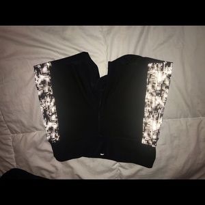 Reflective spandex shorts